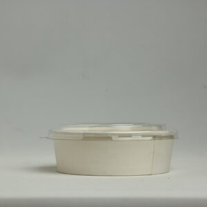 Kraft Round Salad Bowl White 1300ml - Image 1