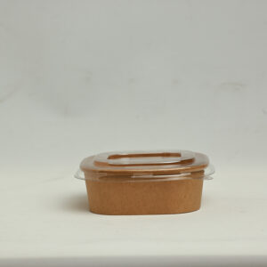 Kraft Square Container 600ml - Image 1