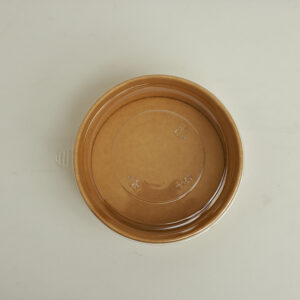 Kraft Round Salad Bowl Brown 1000ml - Image 3