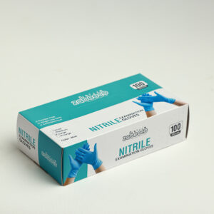 Nitrile gloves blue large - Image 1