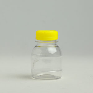 Clear pet bottle 60ml round - Image 1