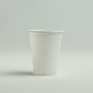 Plastic cup 6oz white - Image 1