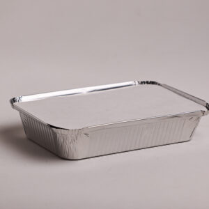 Aluminum container 8389 with lid - Image 1