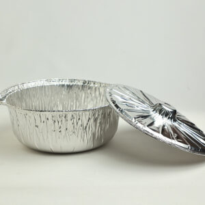 Aluminum pot 34 with lid - Image 1