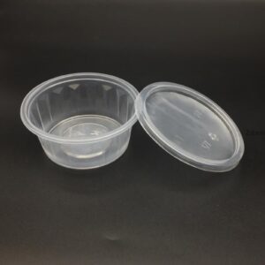 Plastic Container 250 cc with Lid - Image 1