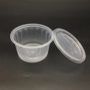 Plastic Container 350 cc with Lid - Image 1