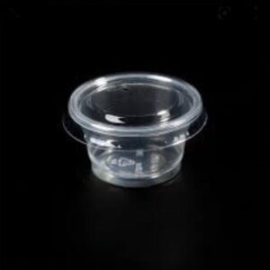 1 oz Souffle Cup with Lid - Image 1