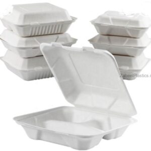 Bio Degradable Lunch Box 3 Section - Image 1