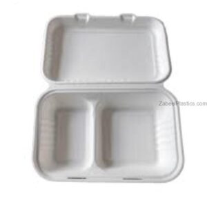 Bio Degradable Lunch Box 9" Section - Image 1