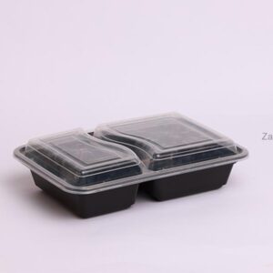Black Microwave RE232 with Lid - Image 1