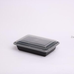 Black Microwave RE32 with Lid - Image 1