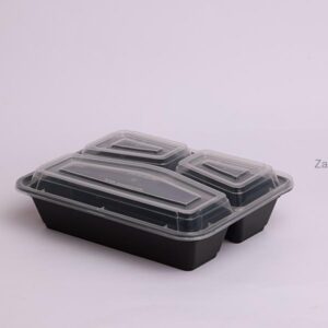 Black Microwave RE342 with Lid - Image 1