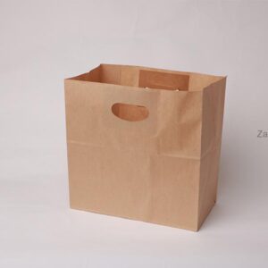 Paper Bag Brown with Die Cut Handle - Image 1