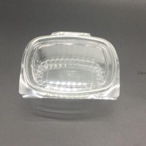 Clear Oval Hinged Container V510 250 ml(OHCV510/A) - Image 1