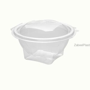 Round Hinged Container V603 600 ml(RHCV603) - Image 1