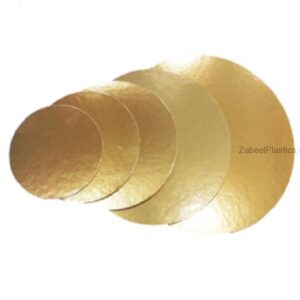 Cake Board Round Golden - Image 1