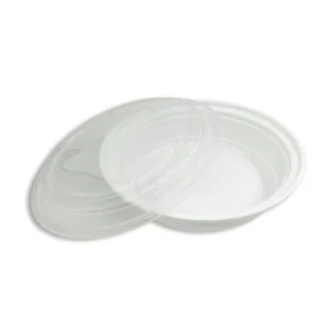 White Microwave Container RO37 with Lid - Image 1