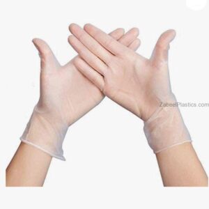 Vinyl Gloves Clear (L) - Image 1