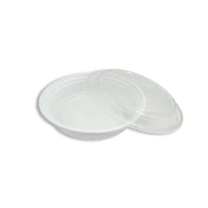 White Microwave Container RO24 with Lid - Image 1