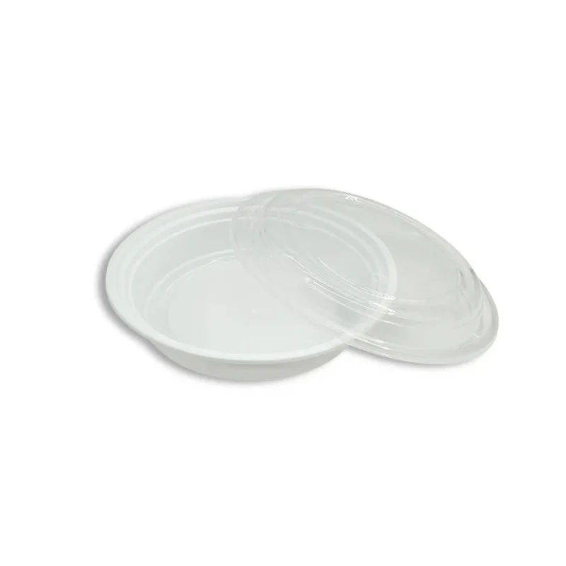white microwave container R0 24 with lids