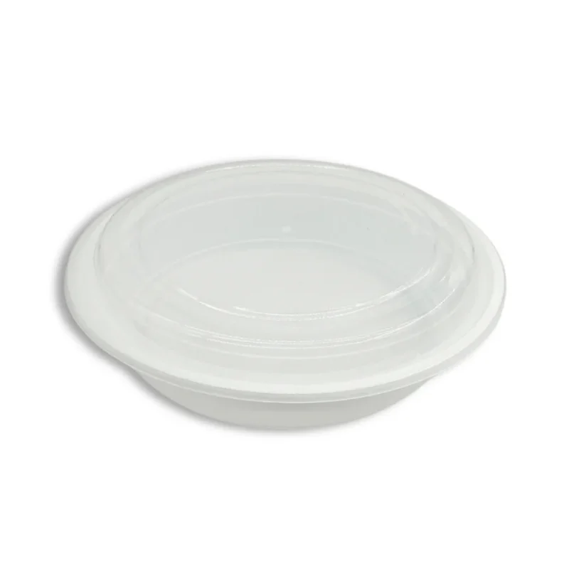 white microwave container R0 48 with lids