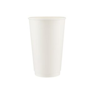 Kraft 12oz Double Wall Cup White (500pcs) - Image 1